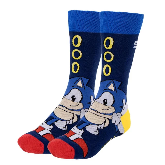 Socken Sonic the Hedgehog - Sonic (Größe 40/46) ( 3 Paar)