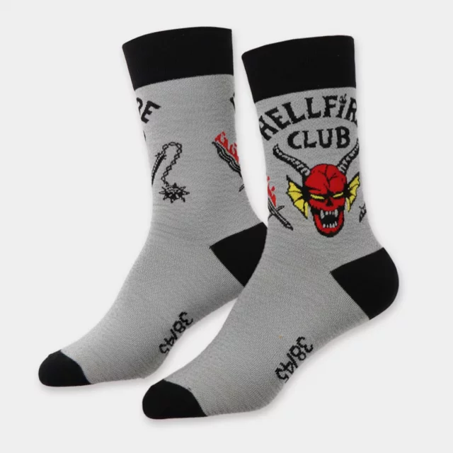 Socken Stranger Things - Hellfire Club (Größe 38/45) (3 Paar)