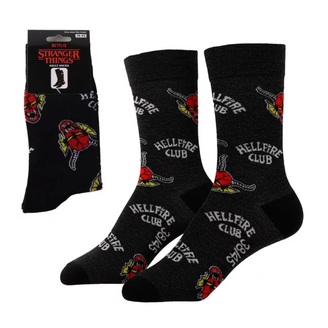 Socken Stranger Things - Hellfire Club (Größe 38/45)