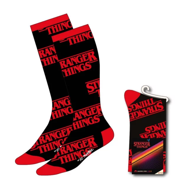 Socken Stranger Things - Logo (größe 38/45)