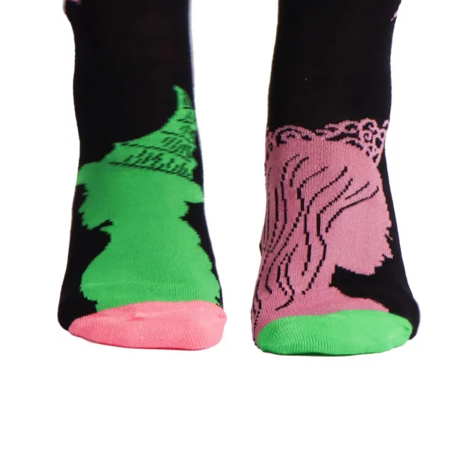 Socken Wicked - Pink & Green (Größe 36/43)