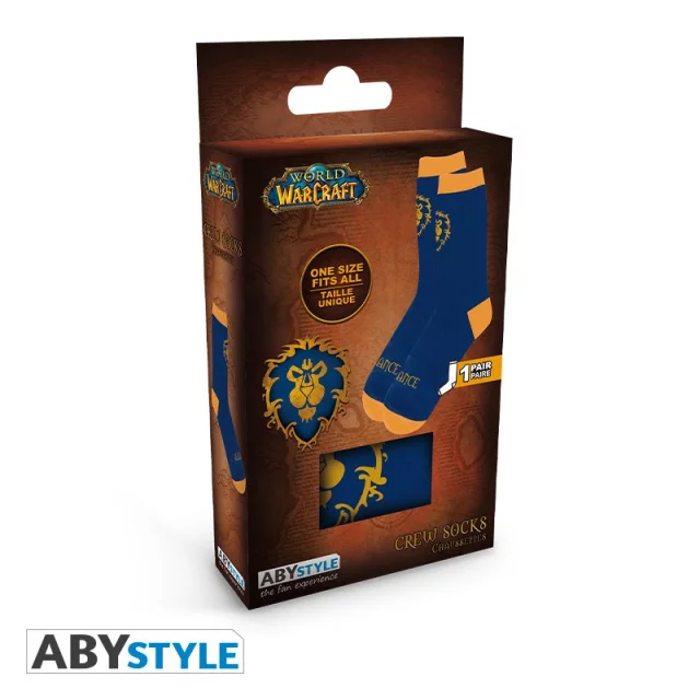Socken World of Warcraft - Alliance Logo (größe 38/45)