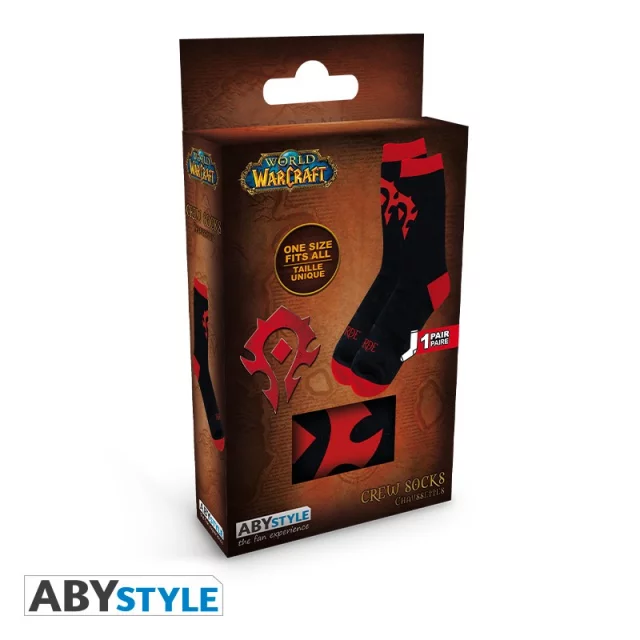 Socken World of Warcraft - Horde Logo (größe 38/45)