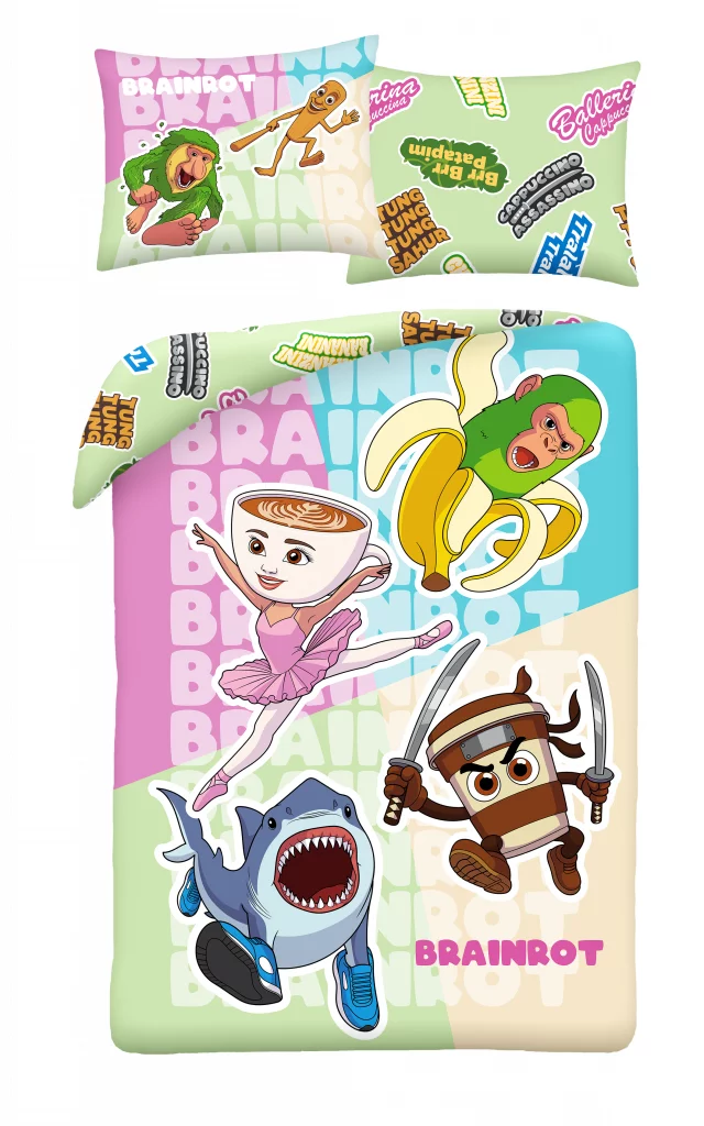 Bettwäsche Brainrot - Characters