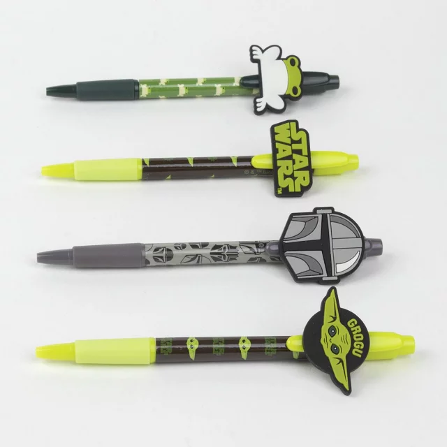 Kugelschreiber Star Wars: The Mandalorian - 4-Pack Grogu - Schreiben