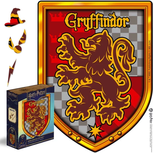 Puzzle Harry Potter - Gryffindor Crest (aus Holz)