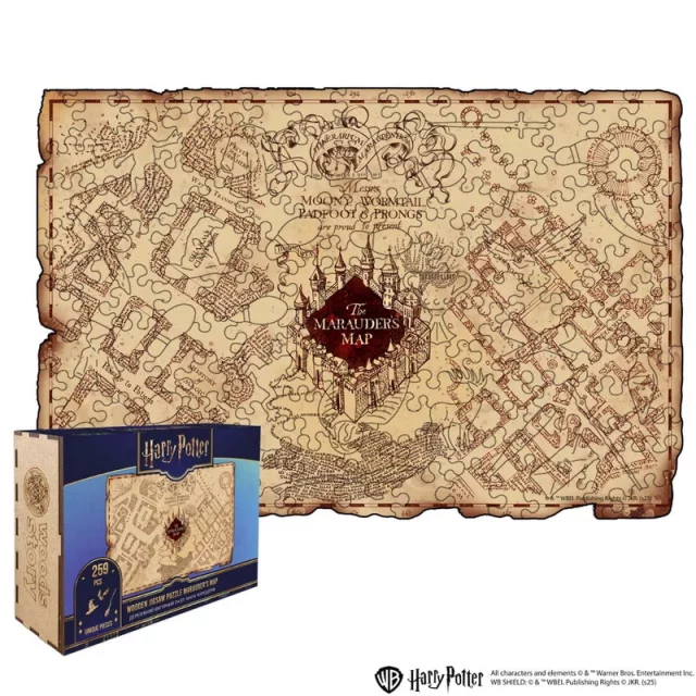 Puzzle Harry Potter - Marauder’s Map (aus Holz)