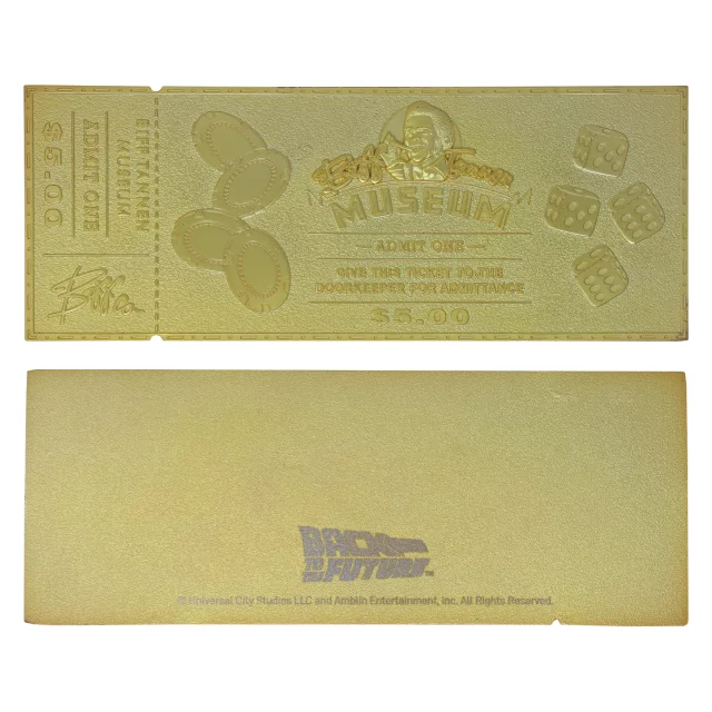 Replik Back to The Future - Biff Tannen Museum Ticket