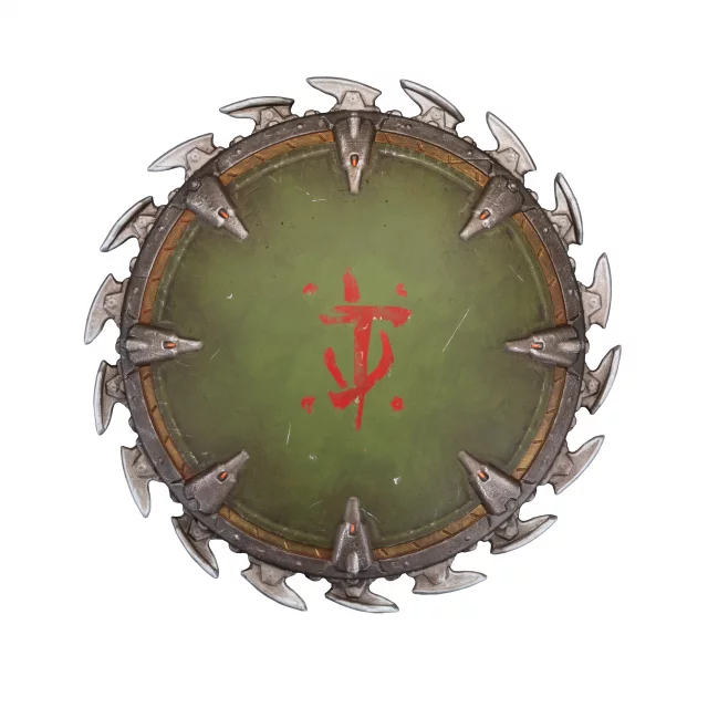 Replik DOOM: The Dark Ages - Wandplakette Shield Saw (Dark Horse)