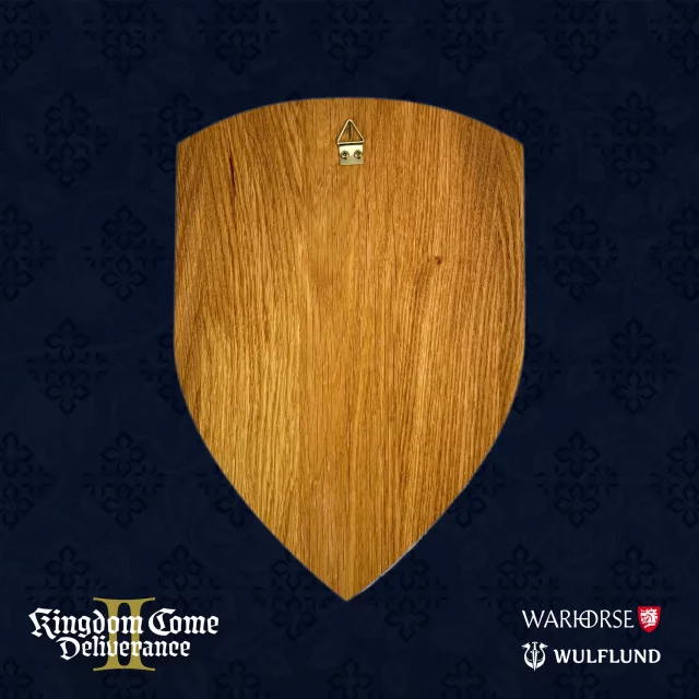 Replik Kingdom Come: Deliverance II - Holzschild für die Wand (groß) - Wandplakette