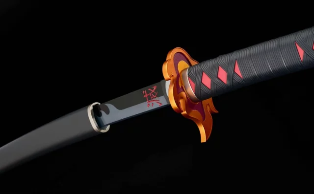 Replik Schwert Demon Slayer: Kimetsu no Yaiba - Nichirin Sword 1/1 (Tanjiro Kamado) - Cosplay