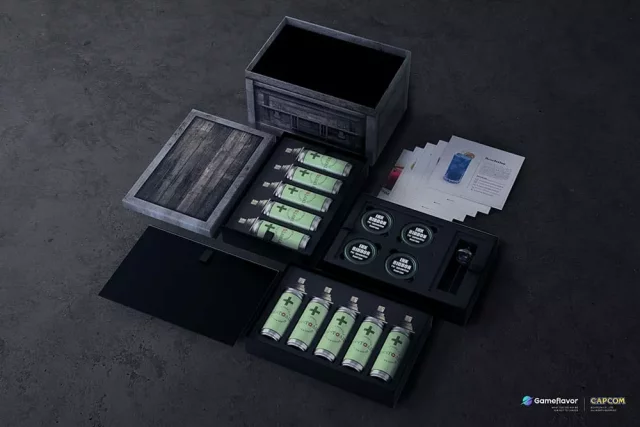 Replika Resident Evil - First Aid Drink Collector's Box (prémiové nápoje) (rozbaleno) - Stück limitiert