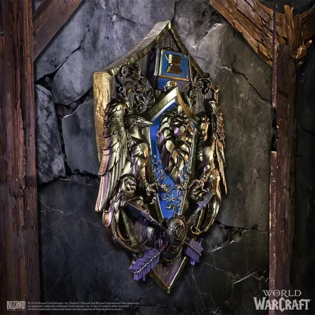 Replik World of Warcraft - Wandplakette Alliance (Nemesis Now) - Blizzard