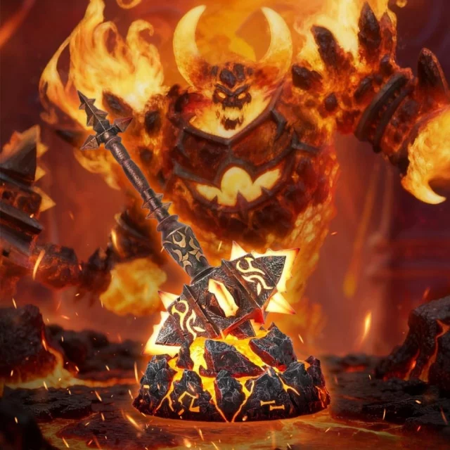 Replik World of Warcraft - Sulfuras, Hand of Ragnaros (HEX Collectible) - Figuren