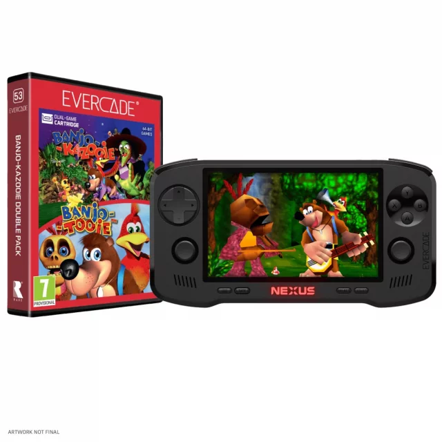 Retro-Spielkonsole Evercade Nexus & Banjo-Kazooie Double Pack