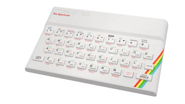 Retro-Gaming-Controller The Spectrum White Edition - retro gaming