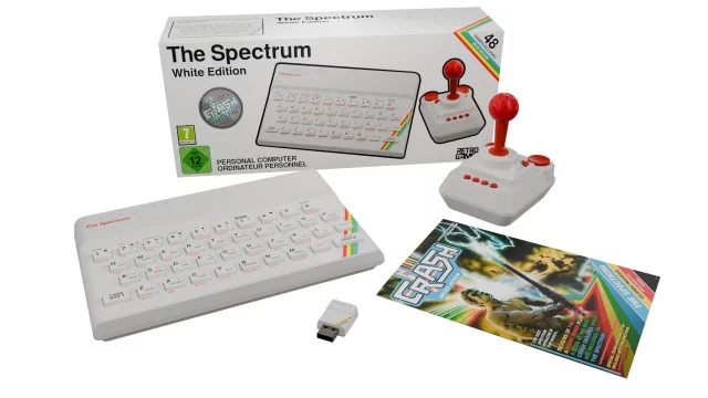 Retro-Gaming-Controller The Spectrum White Edition - domácí počítač