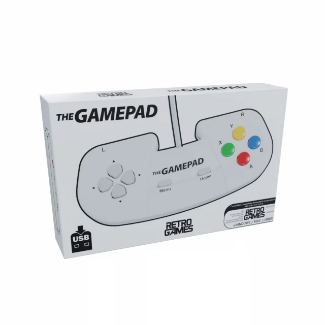 Retro-Gaming-Controller The GAMEPAD (Spectrum White) - The GAMEPAD Spectrum White