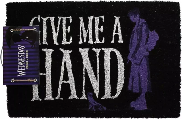 Fußmatte Wednesday - Give Me A Hand - Tim Burton