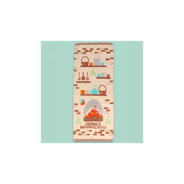 Handtuch Howl’s Moving Castle - Cook with Calcifer - Ghibli