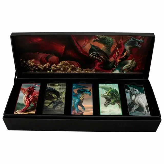 Set Ingotten Dungeons & Dragons - Chromatic Dragons Set (5 Stck) - plakette