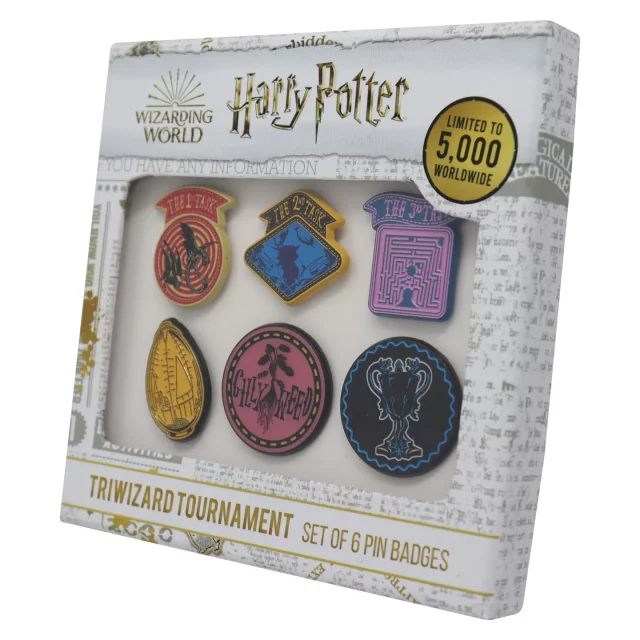 Set von Ansteckern Harry Potter - Triwizard Tournament Limited Edition - Stück limitiert