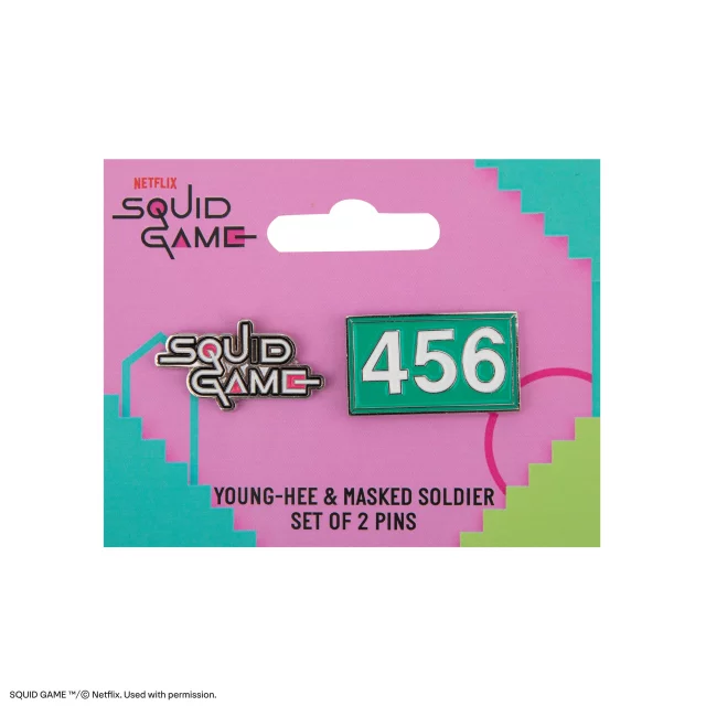 Anstecker Squid Game - Pin Set (4 Stck)