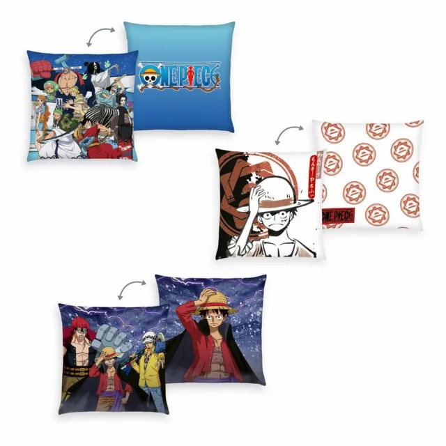 Satz Kissenů One Piece - 3-Pack Monkey D. Luffy - Anime