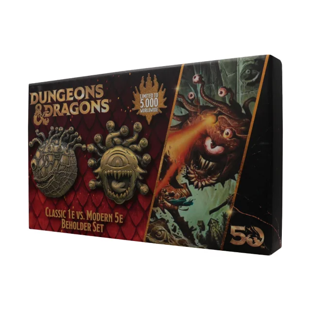 Dungeons & Dragons - 50th Anniversary Beholder Collector's Medallion Set (2 Stück) - Stück limitiert