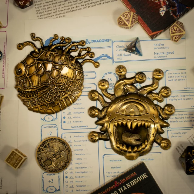 Dungeons & Dragons - 50th Anniversary Beholder Collector's Medallion Set (2 Stück) - Replik