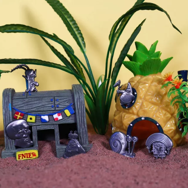 Satz Sammelabzeichen SpongeBob Squarepants - Characters (6 Stck) - Münzen