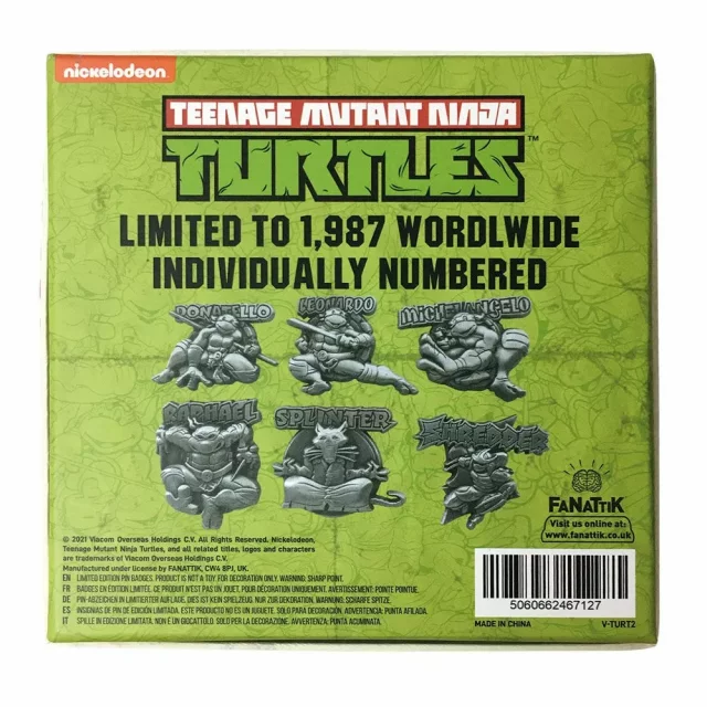 Satz SammelabzeichenTeenage Mutant Ninja Turtles - Characters (6 Stck) - Pin