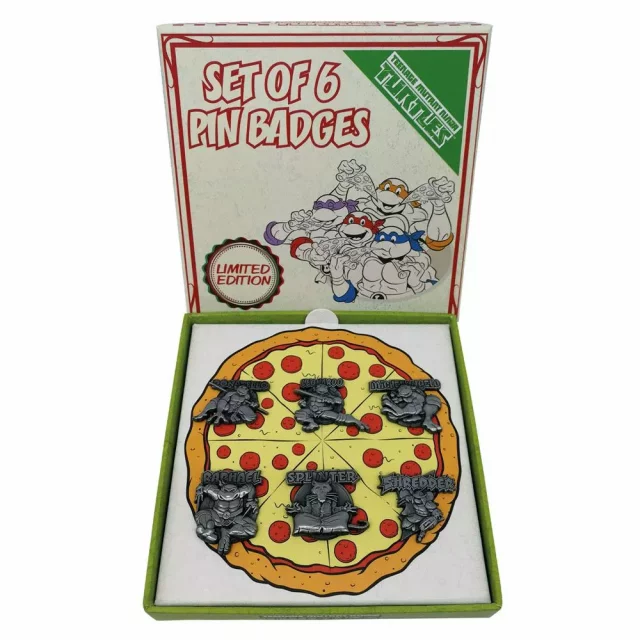 Satz SammelabzeichenTeenage Mutant Ninja Turtles - Characters (6 Stck) - Stück limitiert