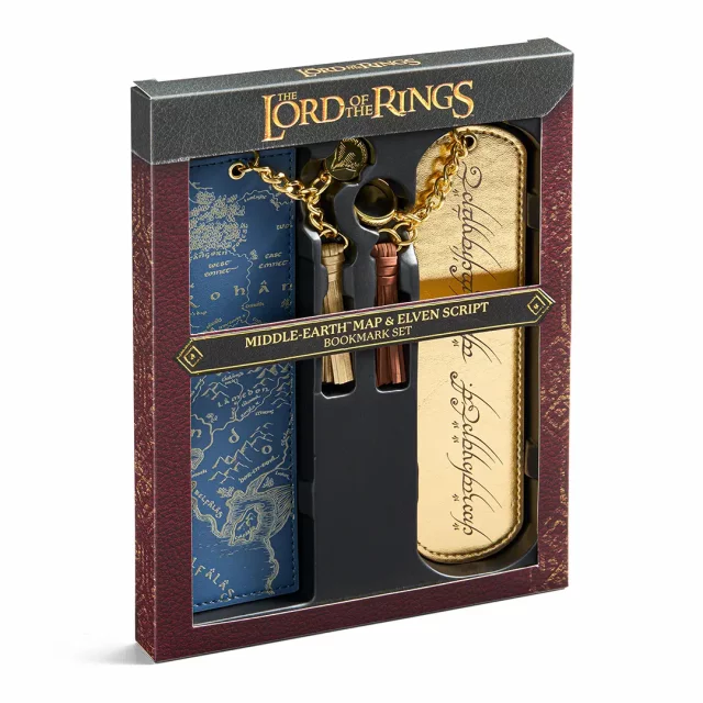 Lesezeichen-Set fürs Buch Lord of the Rings - Elven Magic - Anstecker