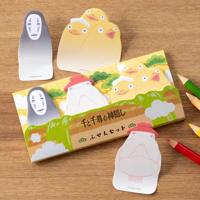 Notizblock selbstklebend Ghibli - No Face Set (3 Stück) (Spirited Away) - Federmäppchen