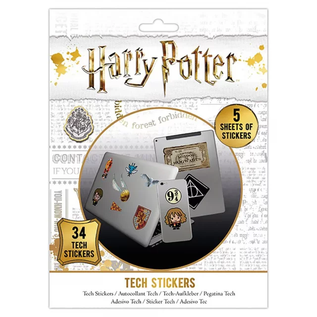 Aufkleber Harry Potter - Tech Stickers (36 Stck) - Aufkleber