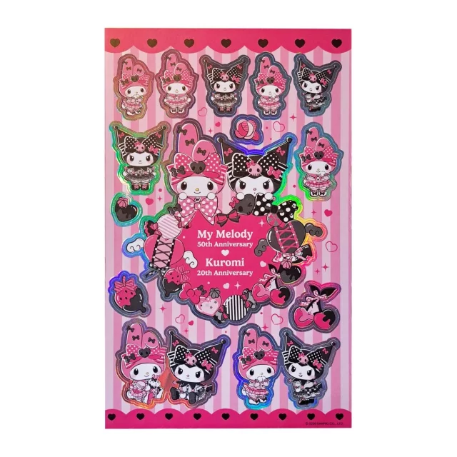 Sticker Sanrio - Kuromi & My Melody - Hello Kitty