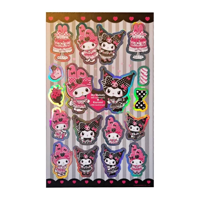 Sticker Sanrio - Kuromi & My Melody - Aufkleber