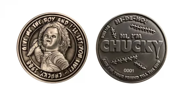 Sammlermünze Chucky - Hi, I'm Chucky Limited Edition - Stück limitiert