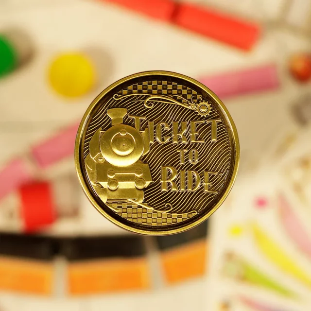Sammlermünze Zug um Zug - Collectible Coin Limited Edition - Ticket To Ride