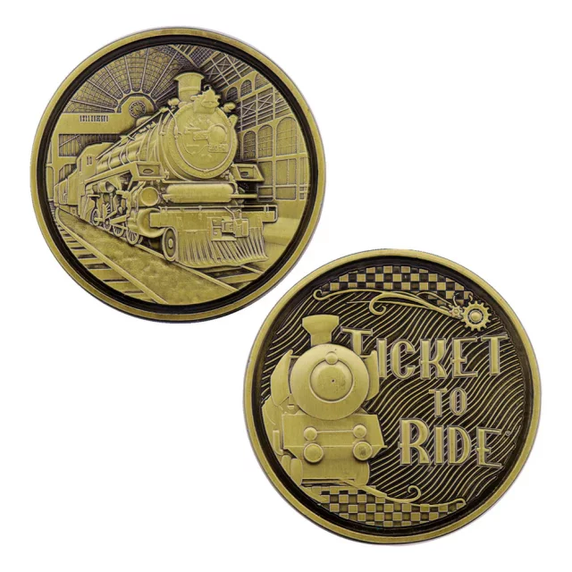 Sammlermünze Zug um Zug - Collectible Coin Limited Edition - Ticket To Ride