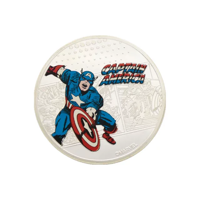 Sammlermünze Marvel - Captain America Limited Edition - Anstecker