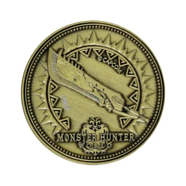 Sammlermünze Monster Hunter World - Dragon Coin Limited Edition - Anstecker
