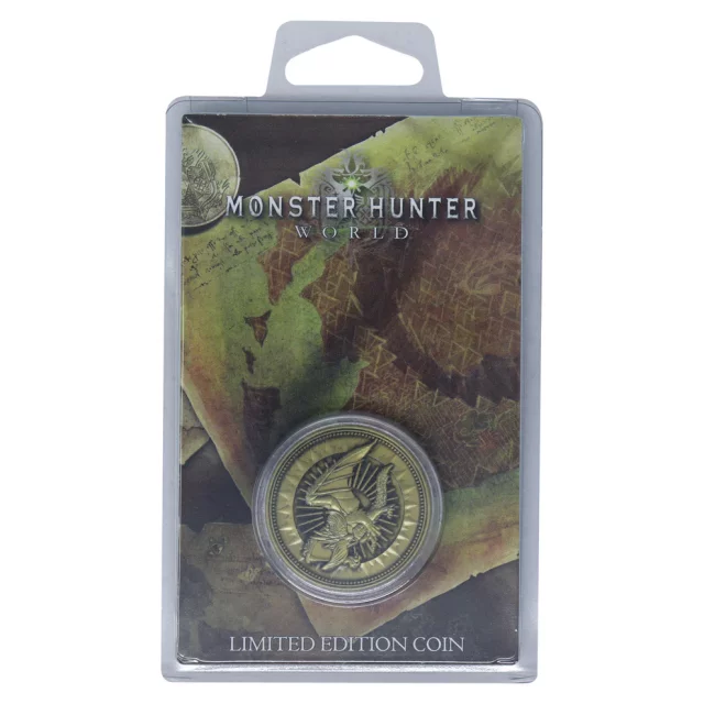 Sammlermünze Monster Hunter World - Dragon Coin Limited Edition - Anstecker