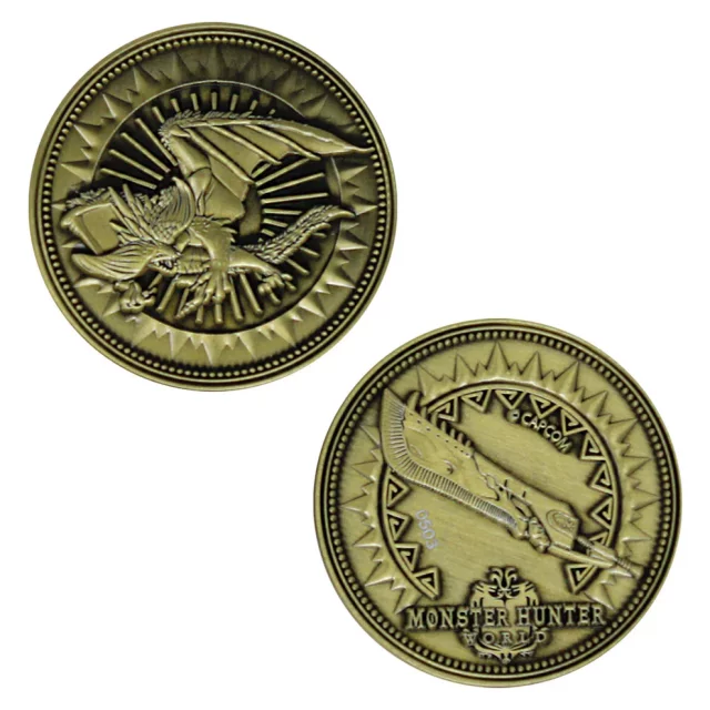 Sammlermünze Monster Hunter World - Dragon Coin Limited Edition - Anstecker