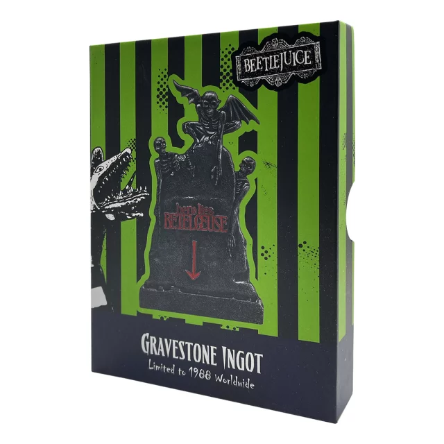 Sammlerplakette Beetlejuice - Gravestone Limitierte Auflage - Stück limitiert