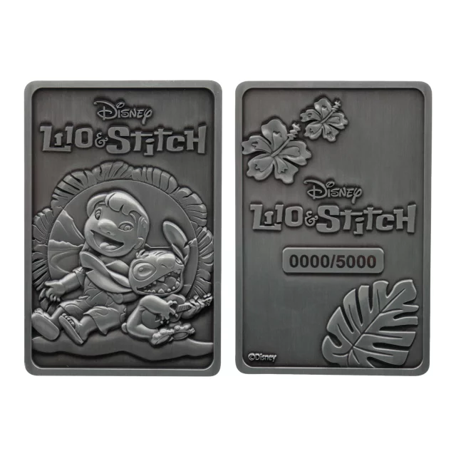 Sammlerplakette Disney - Lilo & Stitch Ingot - Stück limitiert