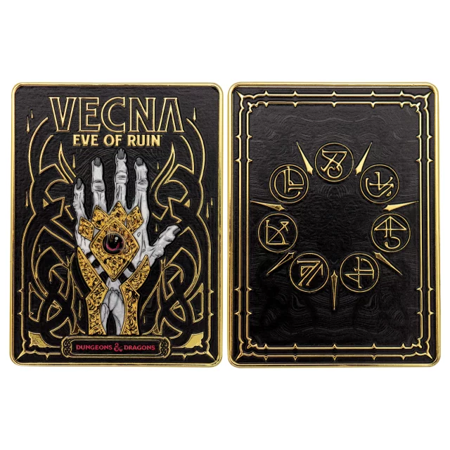 Sammlerplakette Dungeons & Dragons - Vecna Eve of Ruin Ingot - Stück limitiert