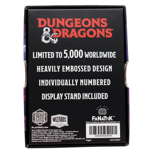 Sammlerplakette Dungeons & Dragons - Vecna Eve of Ruin Ingot - Stück limitiert