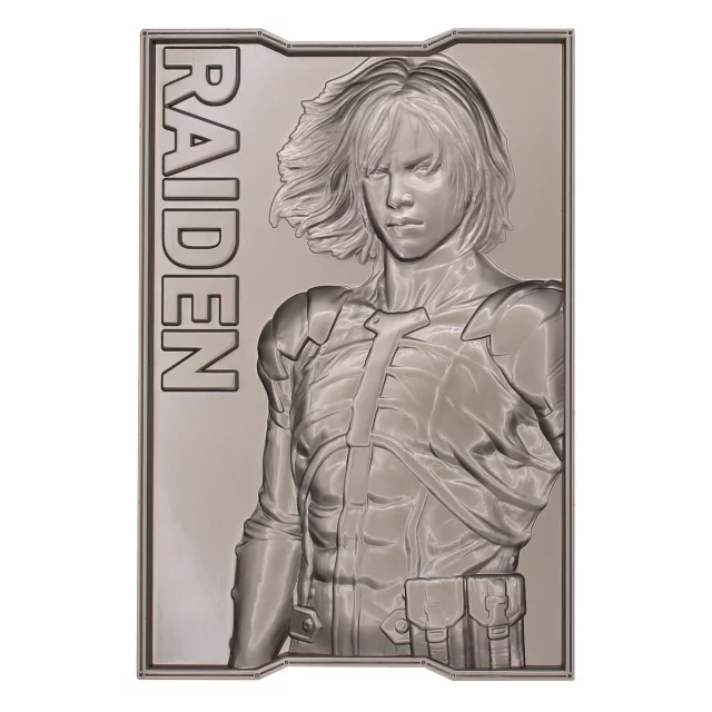 Sammlerplakette Metal Gear Solid 2 - Raiden Limited Edition - Replik Waffe